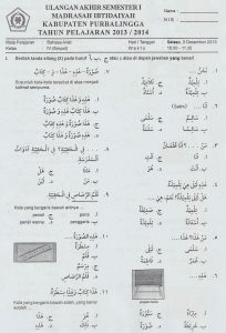 Soal Uts Bahasa Arab Kelas 3 Semester 1 Dalchaebi
