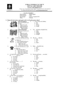 Menguasai Ujian Bahasa Inggris Kelas 11 Semester 1 Panduan Lengkap