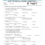 Soal Uas B Inggris Kelas 3 SD Semester 2 Dan Kunci Jawabanpdf PDF