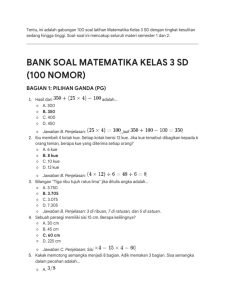 7 Rahasia Nilai Sempurna dengan bank soal kelas 3 sd semester 2 pdf 2026