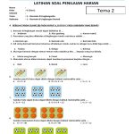 Soal Penilaian Harian Kelas 2 SD PDF Griya Taman