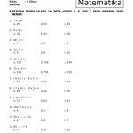 Soal uas matematika kelas 2 sd semester 2 dan kunci jawaban PDF