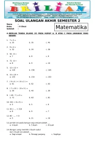 Rahasia 7 Contoh Soal Pelajaran Matematika Kelas 2 SD untuk Nilai Sempurna di 2026 Rahasia 7 Contoh Soal Pelajaran Matematika Kelas 2 SD untuk Nilai Sempurna di 2026