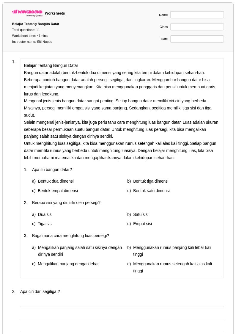 50 lembar kerja Bentuk kata untuk Kelas 3 di Wayground Gratis 50 lembar kerja Bentuk kata untuk Kelas 3 di Wayground Gratis