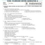 67 Soal Bahasa Indonesia Kelas 1 SD