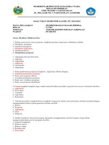 5 Contoh Soal Pemrogaman Dasar Kelas 10 SMK Semester 2 Wajib Kamu Kuasai di 2026