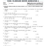 Soal Ulangan Matematika Kelas 3 Semester 1 PDF