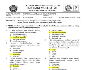 Wajib Tahu 7 Contoh Soal Pemogramn Dasar Semester 2 Kelas 10 yang Sering Muncul di 2026 Wajib Tahu 7 Contoh Soal Pemogramn Dasar Semester 2 Kelas 10 yang Sering Muncul di 2026