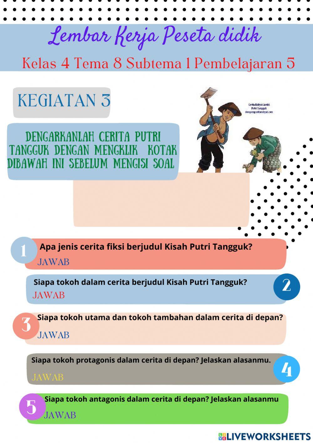 Kumpulan Soal Tematik Kelas 4 Tema 8 Sub Tema 1 Paling Akurat untuk Persiapan Ujian 2026