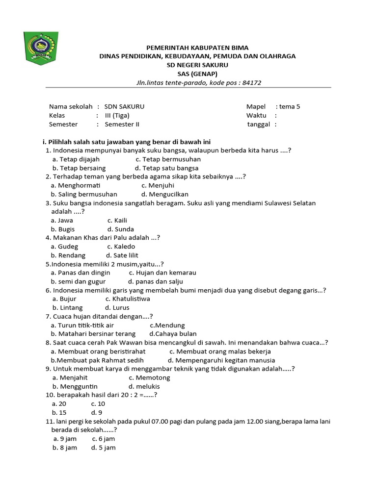 Rahasia Jawab Cepat Soal Tema 5 Kelas 3 Subtema 4 Agar Nilai Siswa Melonjak Drastis