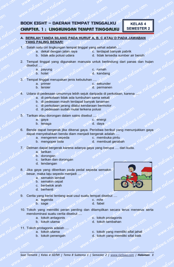 Rahasia Skor Sempurna Soal Tematik Kelas 4 Tema 8 Subtema 1 Bimbel Brilian Terbaru Rahasia Skor Sempurna Soal Tematik Kelas 4 Tema 8 Subtema 1 Bimbel Brilian Terbaru